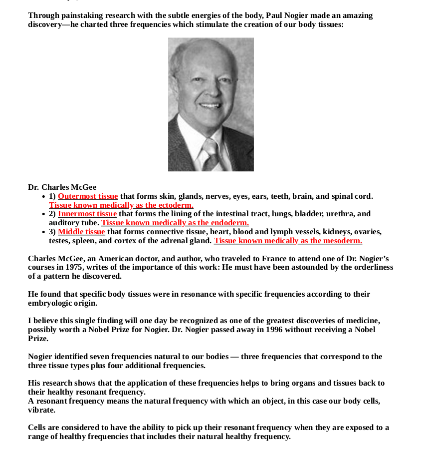 Paul Nogier's cell therapy